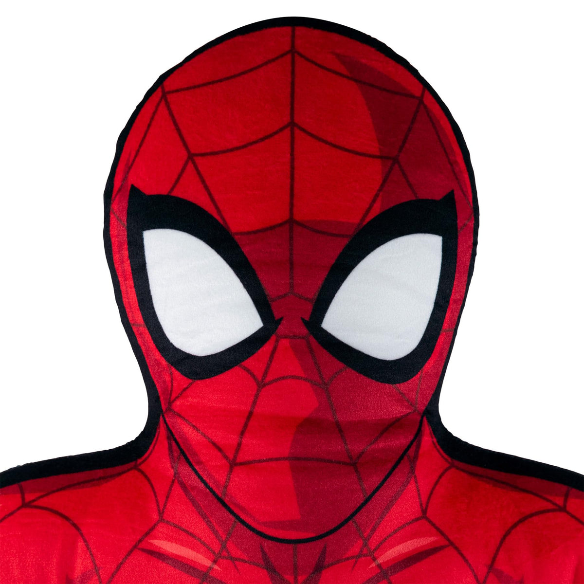 Bleacher Creatures Spider-Man Bleacher Buddy face detail enhances character recognition.