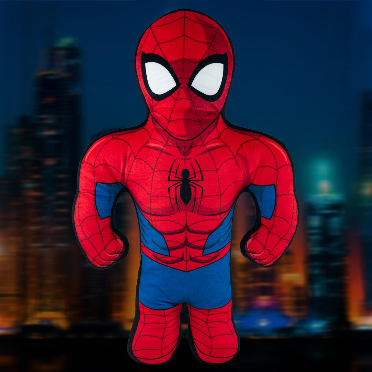 Bleacher Creatures Spider-Man Bleacher Buddy plush texture and size invite cuddling.
