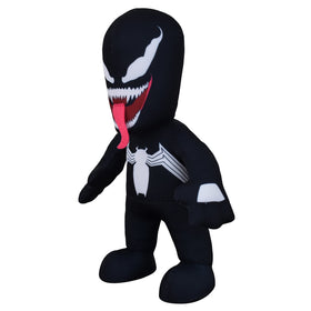 Bleacher Creatures Venom plush, close-up face detail, perfect for selfie-worthy photos.