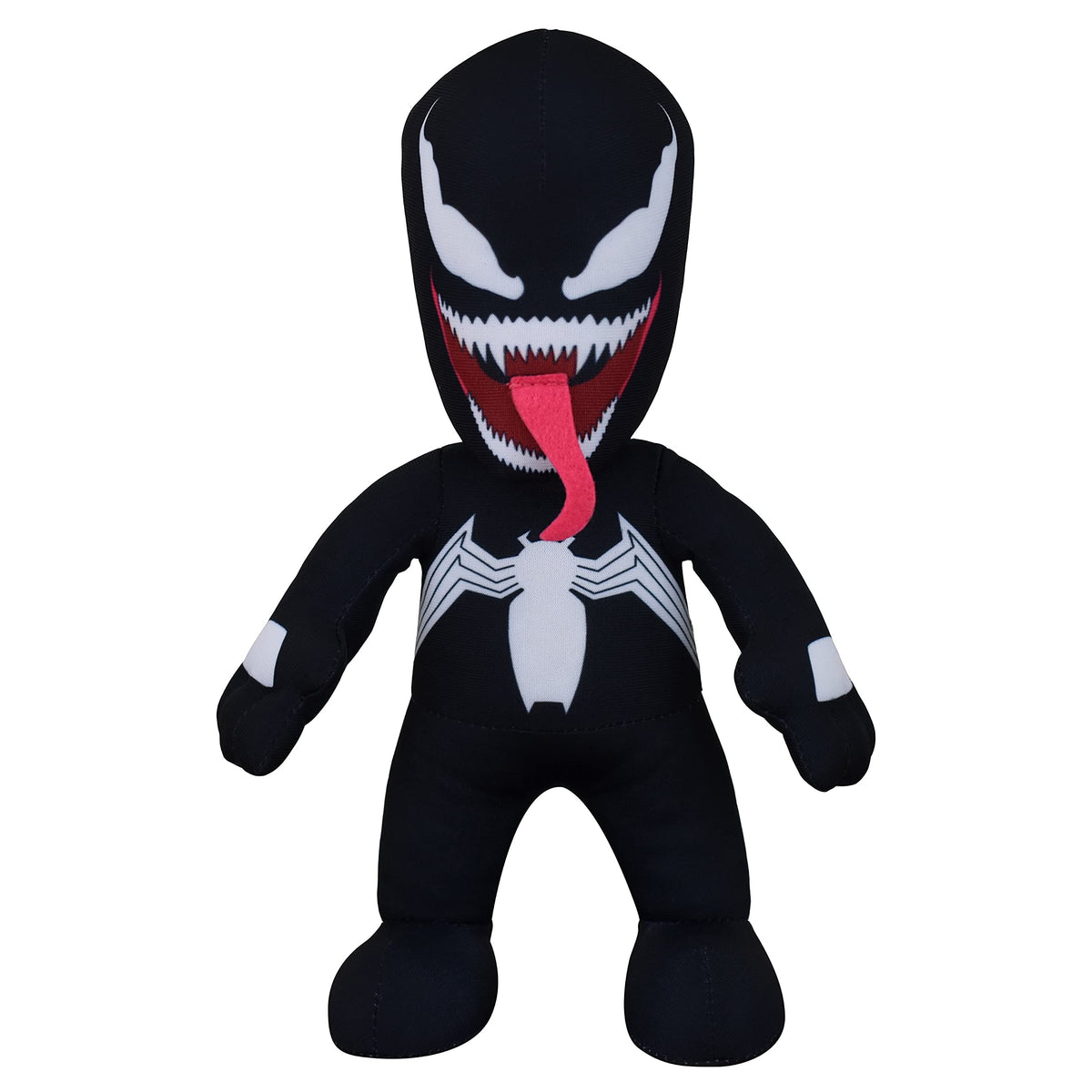 Bleacher Creatures Venom plush figure, full body view, ideal for display and cuddly play.