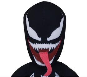 Bleacher Creatures Venom 10in plush, gift-ready packaging for Marvel fans.