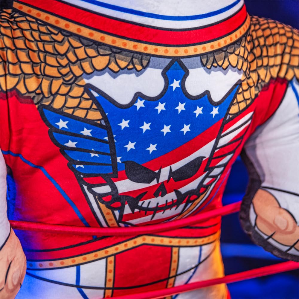 Ideal for bedroom shelves, desks, and travel displays with bold WWE presence