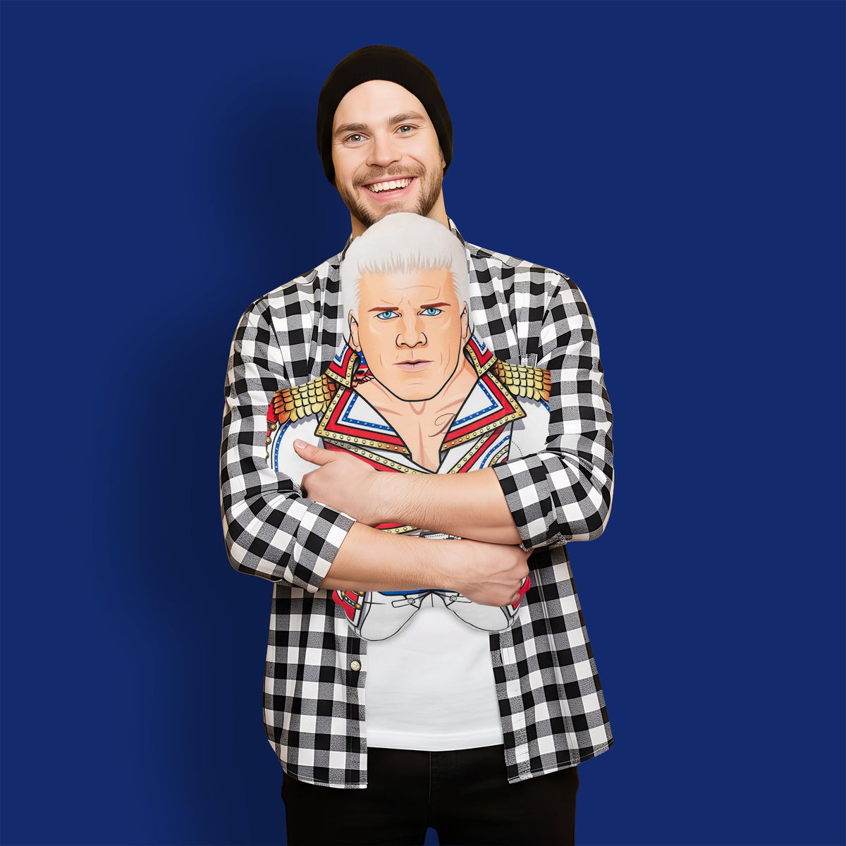 Official WWE licensed plush ready for fans to reenact moments safely at home