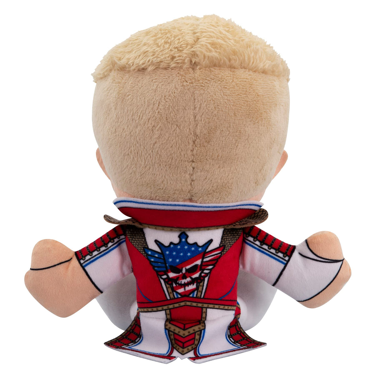 Bright-eyed Cody Rhodes plush, kid-friendly and safe for play and stories
