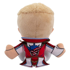 Bright-eyed Cody Rhodes plush, kid-friendly and safe for play and stories