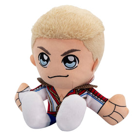 Bleacher Creatures Cody Rhodes Kuricha plush in packaging, ready as a gift