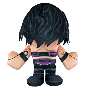 Bleacher Creatures Rhea Ripley plush, brightly colored details for shelf décor.