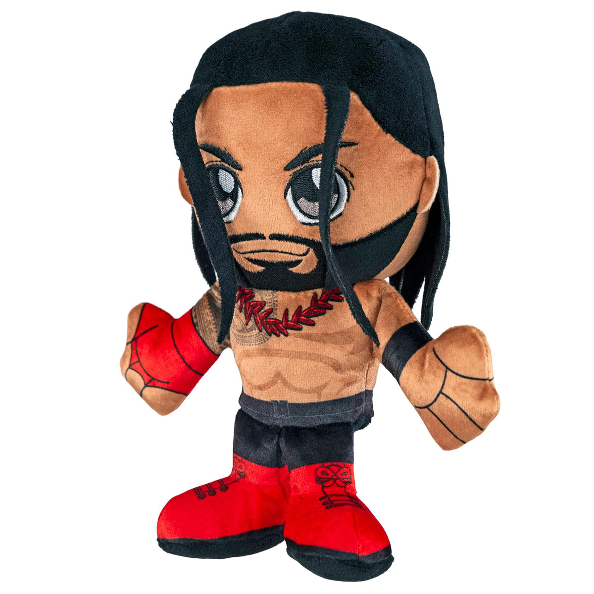 Bleacher Creatures Roman Reigns plush bean bag bottom enabling stable seating
