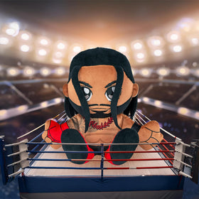 Bleacher Creatures Roman Reigns plush side view showing chibi styling