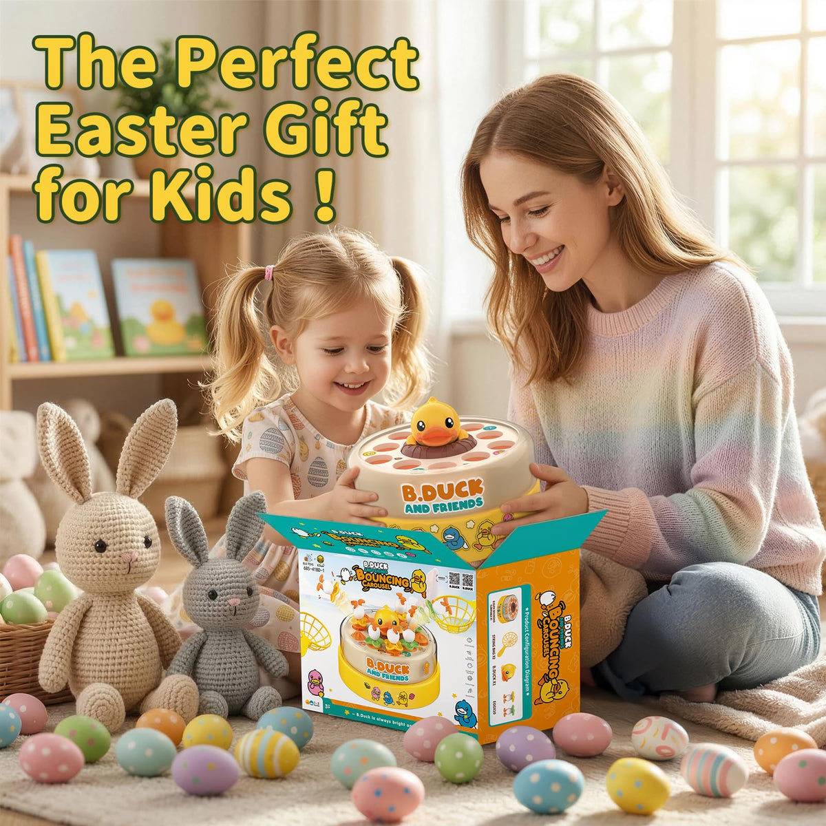 BLF FUN B.Duck kids playing indoors or outdoors.