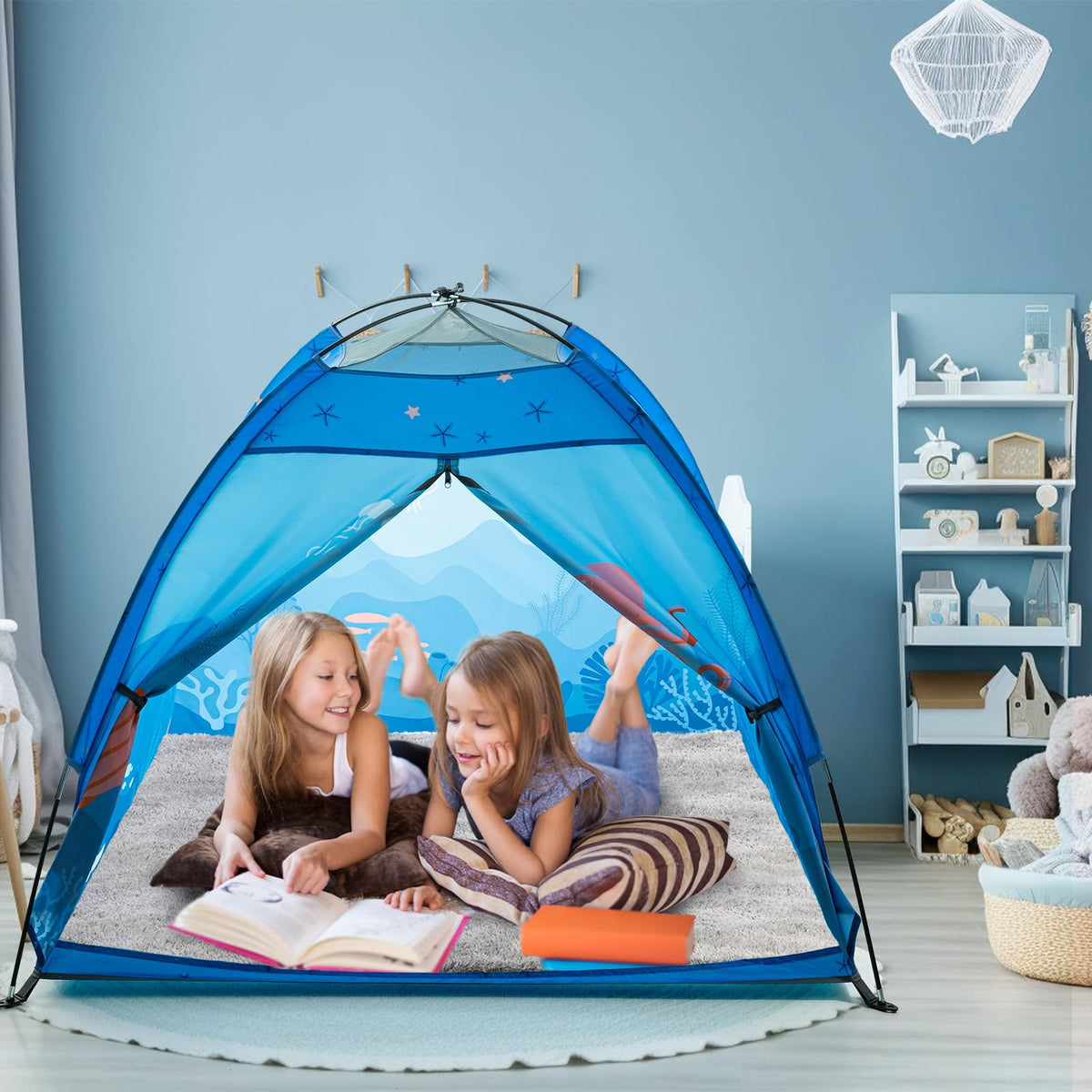 BLINWORLD Undersea World tent door zipper for easy access