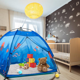 BLINWORLD Undersea World tent folded for compact storage