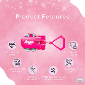 80 rhinestones across 10 mini discs for vibrant customizable sparkle.
