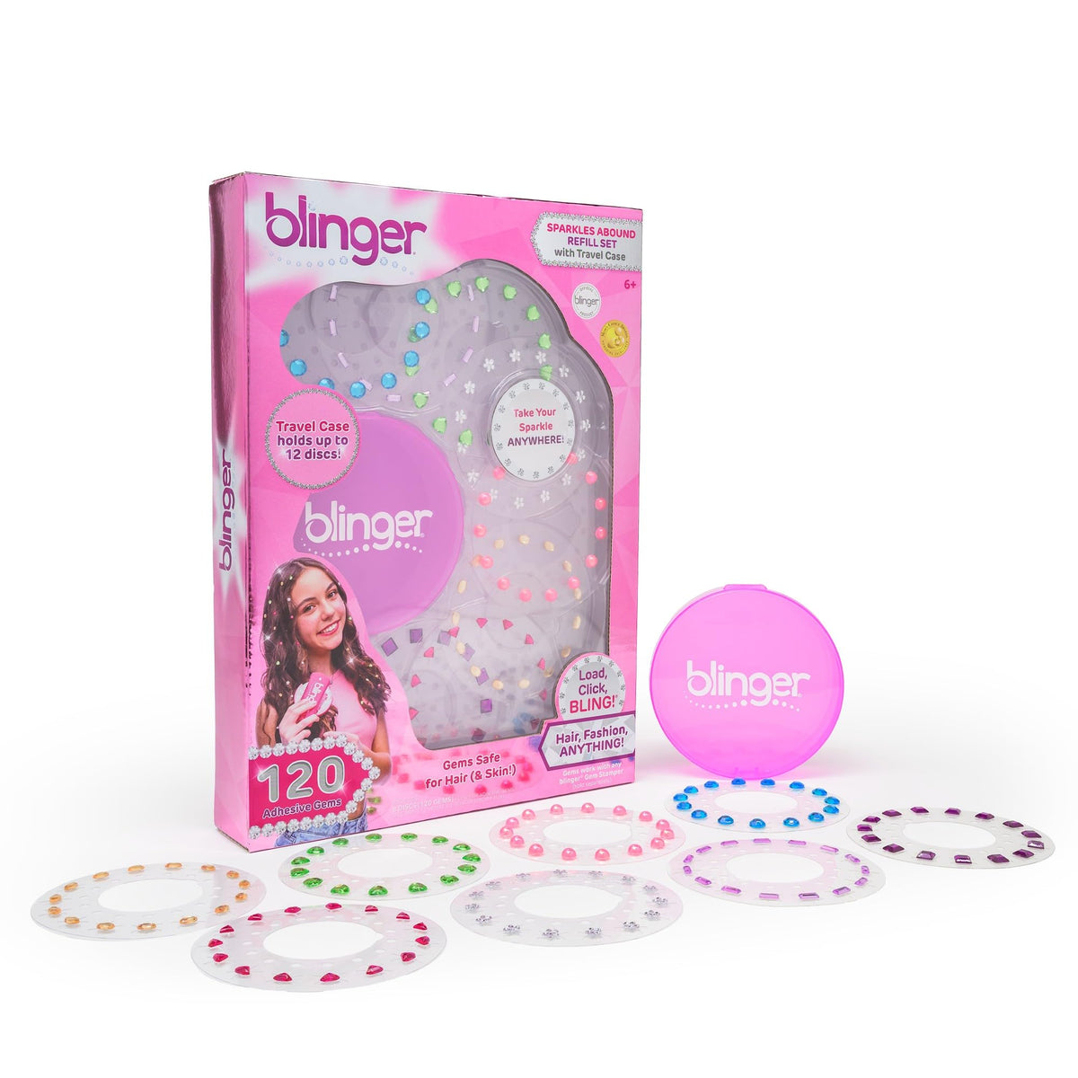 Blinger Gem Stamper compatibility demonstrates easy integration for instant embellishment.