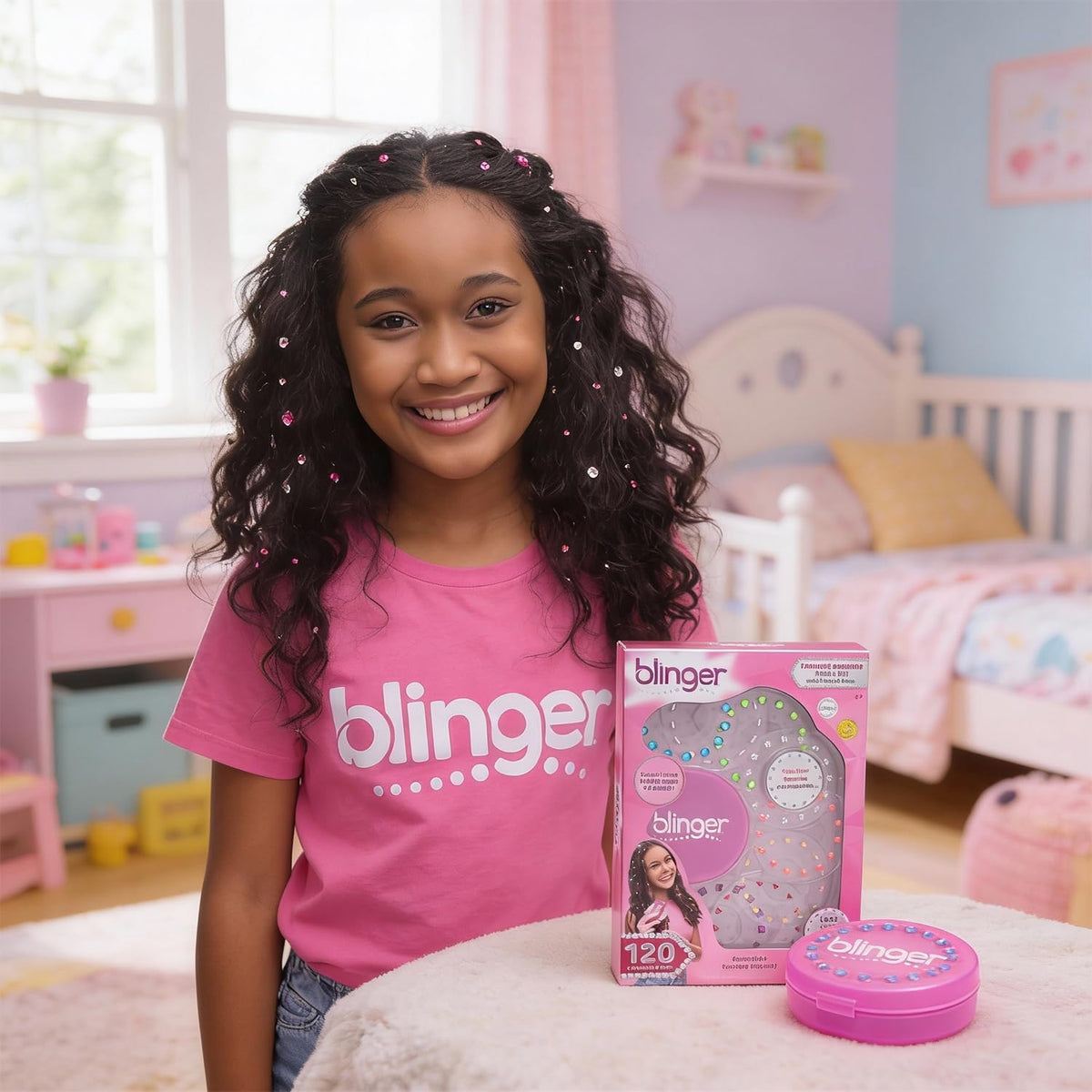 Blinger gift-ready teens pack appeals to self-expression through color.
