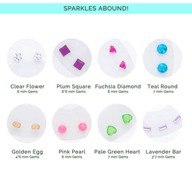Blinger gems on hair during parties create vibrant, long-lasting glam.