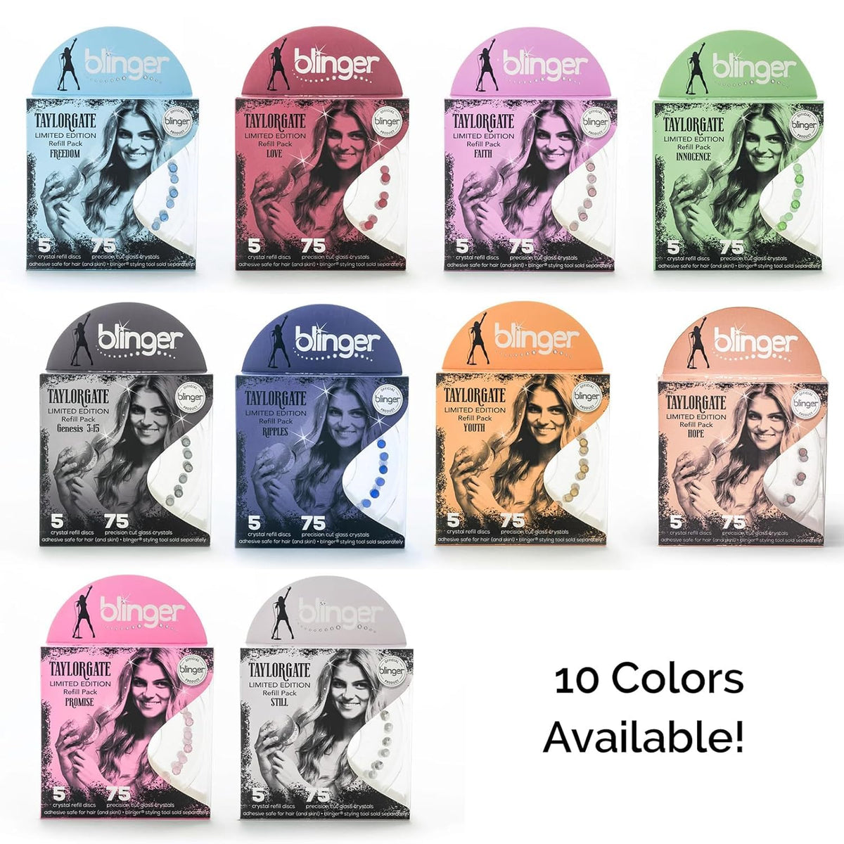 Gift-ready set from Blinger, a woman-run US brand.