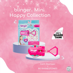 Blinger styling tool compact for quick on the go bling sessions.