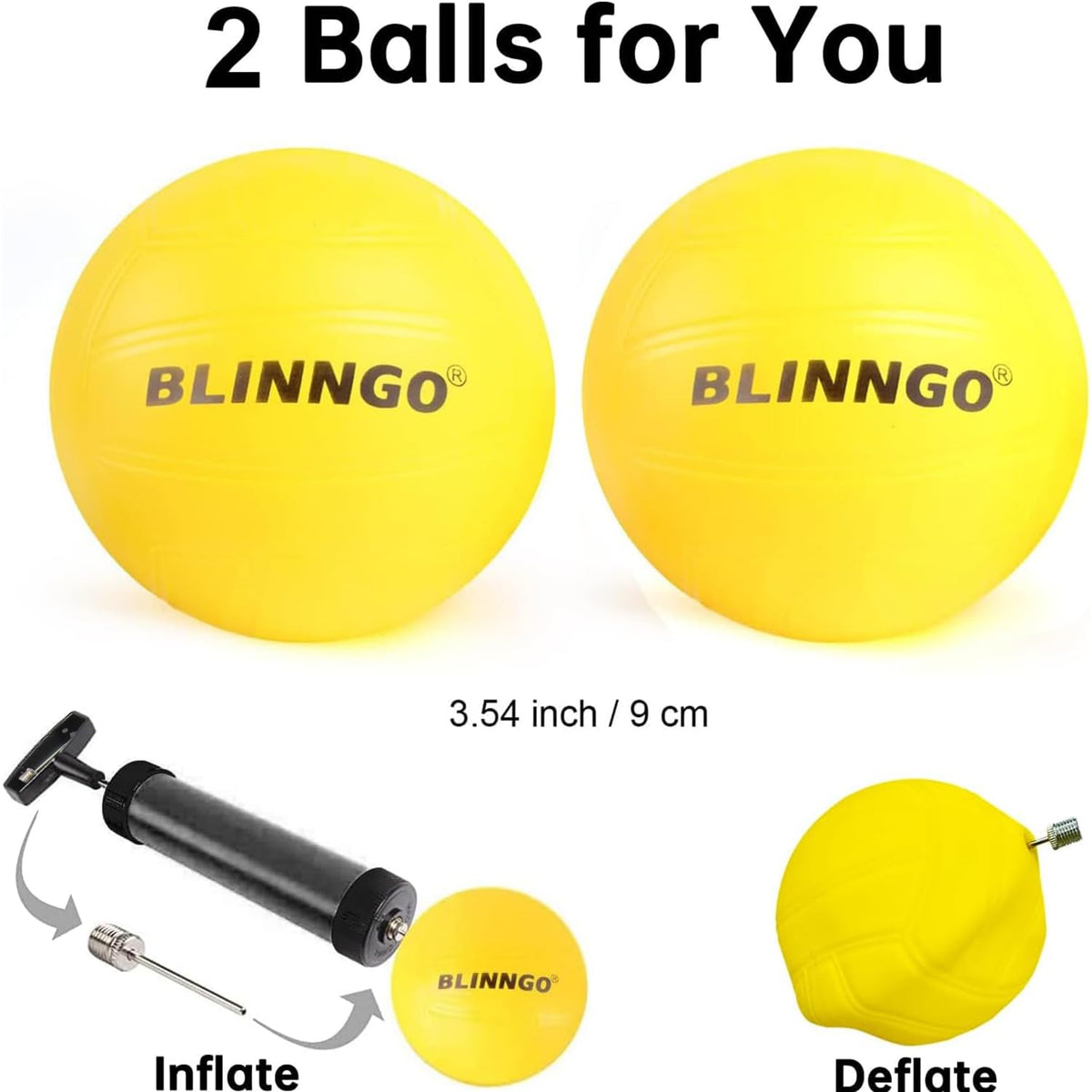 Blinngo Sport Roundnet carrying bag makes transport easy.