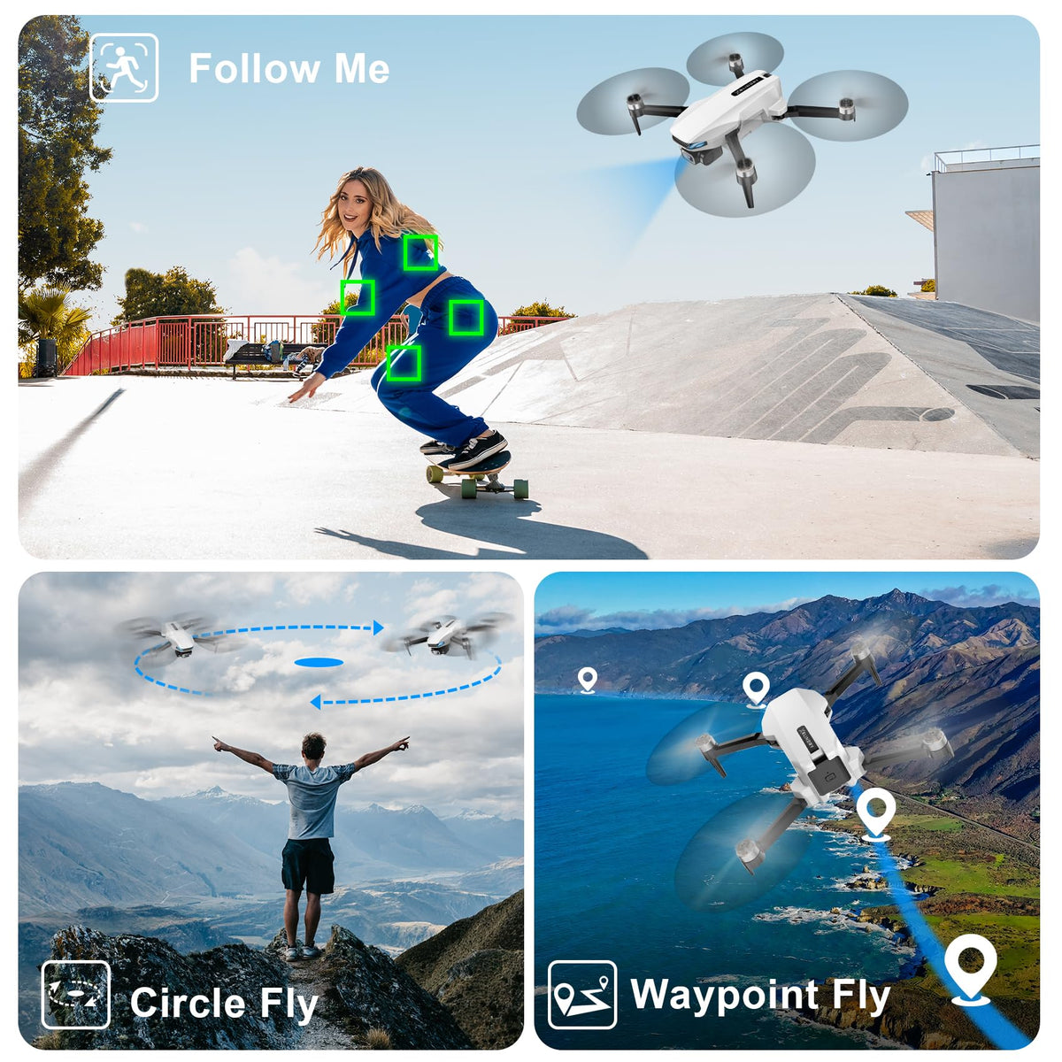 BLINORY GPS drone auto return for safer outdoor flights