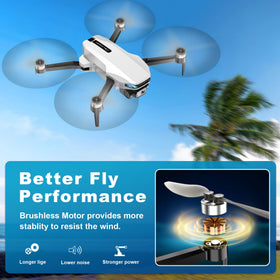 BLINORY GPS drone uses brushless motors for smooth flight