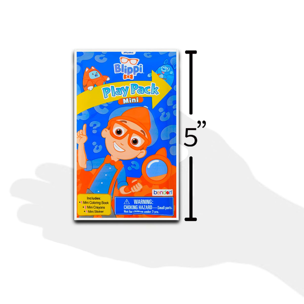 Blippi 24-pack mini coloring books and stickers for party crafts and gifts.