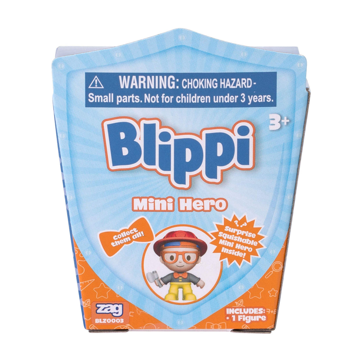 Blippi Mini Heroes Squishables durable soft texture for safe play.