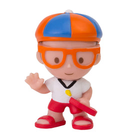 Blippi Firehouse Dog squishy figure for loyal buddy adventures.
