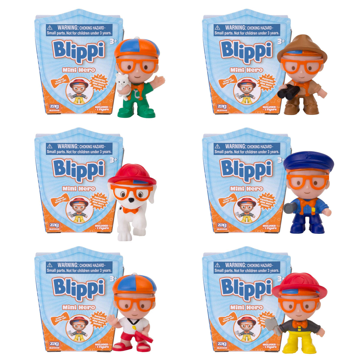 Blippi Lifeguard squishy figure for creative water safety roleplay.