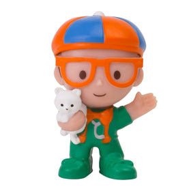 Blippi Vet squishy figure for caring stories and pretend care.