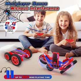 Blissbud Spider RC Car 360-degree spin shows stunt versatility and crowd-pleasing action