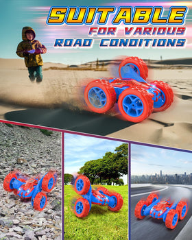 Blissbud Spider RC Car drift action showcases smooth 360 degree rotation
