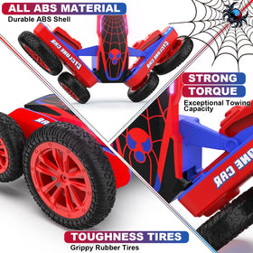 Blissbud Spider RC Car 2.4GHz remote enables smooth control and reliable connection