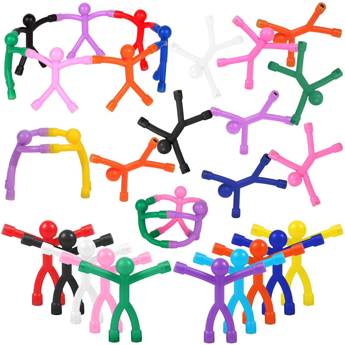 BlissfulTie magnetic figurines poses collection for imaginative play and travel fun.