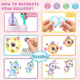 BlivEclat balloon sticker kit adds color and personality to designs