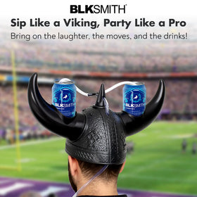 BLKSMITH adjustable-headband helmet fits 16–24 inches for comfortable parties.
