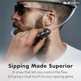 BLKSMITH drinking helmet with straw and valve for easy sipping