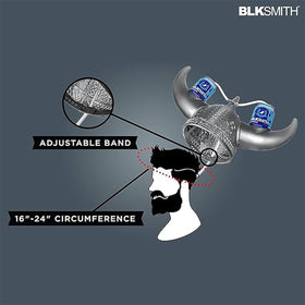 BLKSMITH beer helmet ideal for games and celebrations