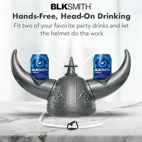 BLKSMITH Viking helmet dual can holders for convenient tailgating
