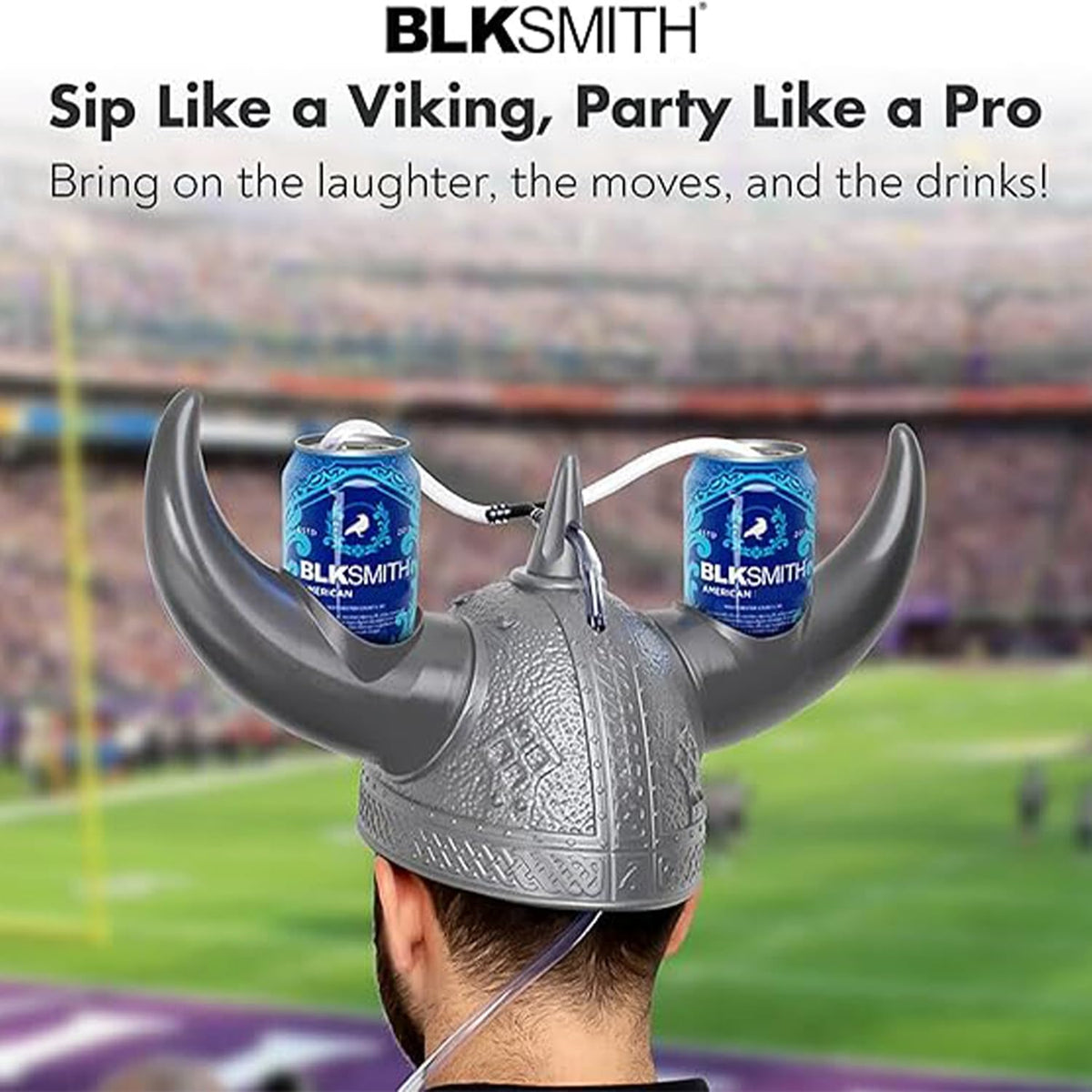 BLKSMITH Viking helmet horns add authentic flair at events