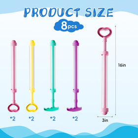 BLmukce 8-pack water guns for sharing and group outdoor play