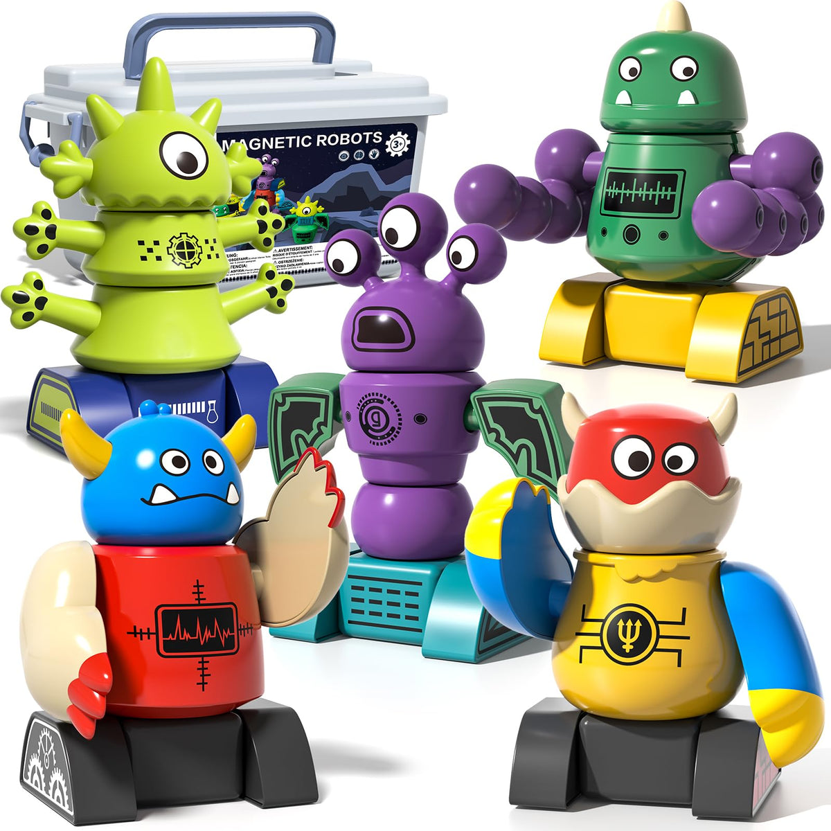 BLmukce ABS plastic magnets ensure safe, kid-friendly play