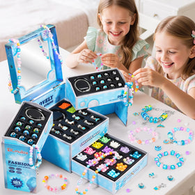 BLmukce Bracelet Making Kit tools in use for fine motor practice