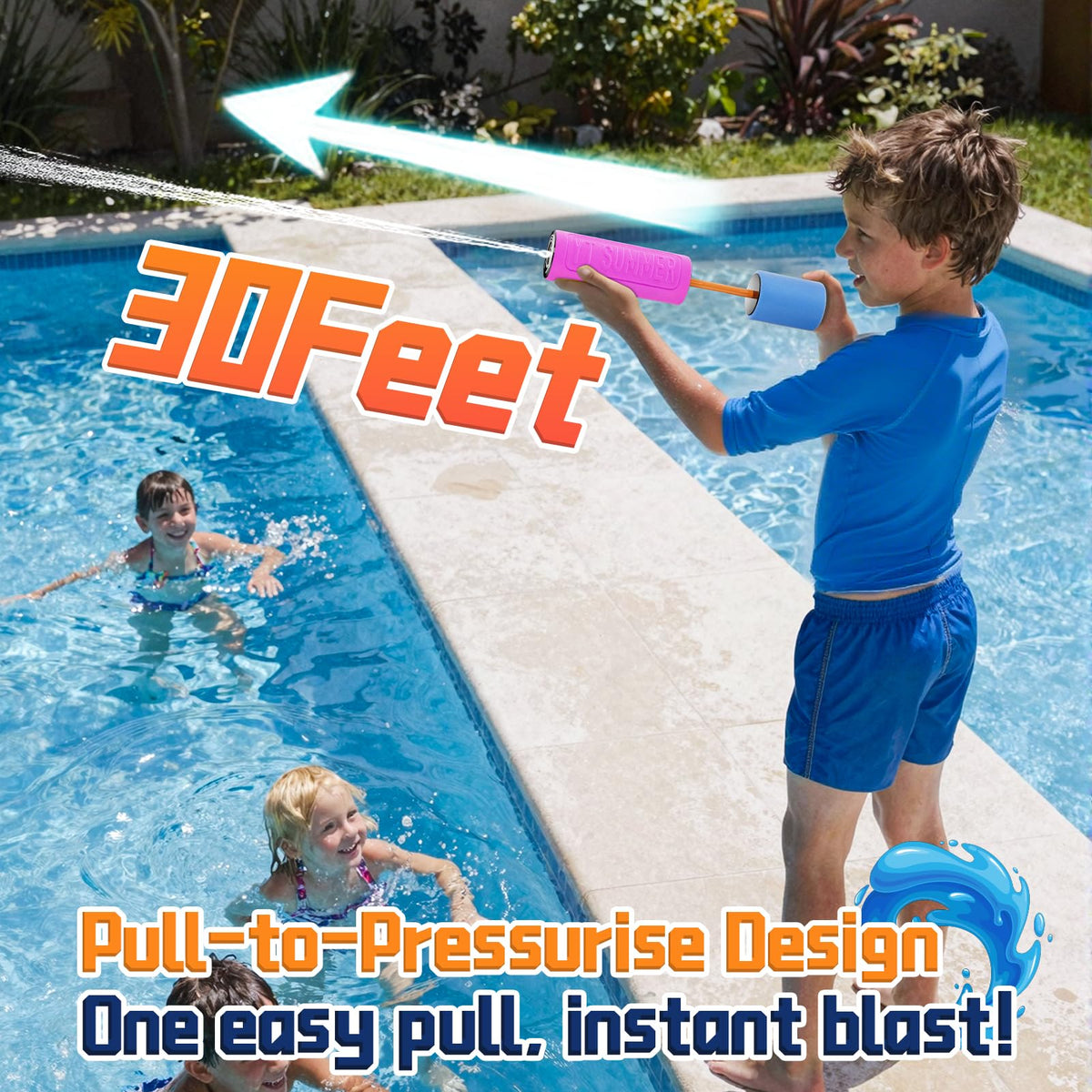 BLmukce foam water toy safe with soft grip for kids.