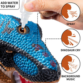BLmukce glideable wheels support indoor and outdoor dinosaur play