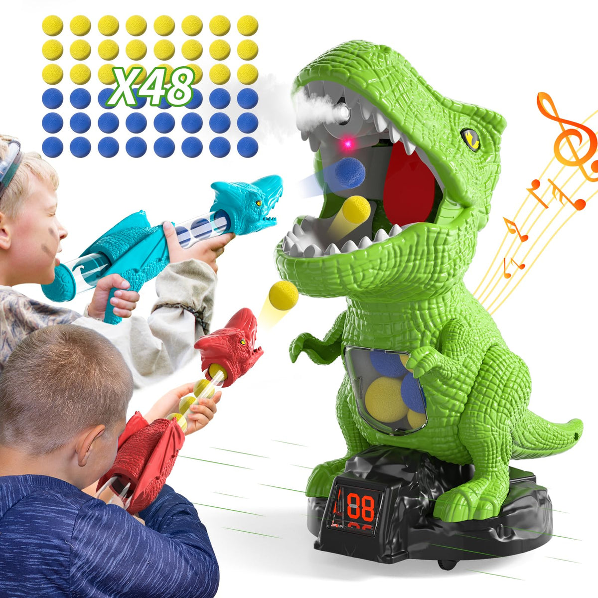 BLmukce light and sound effects highlight hits and roar