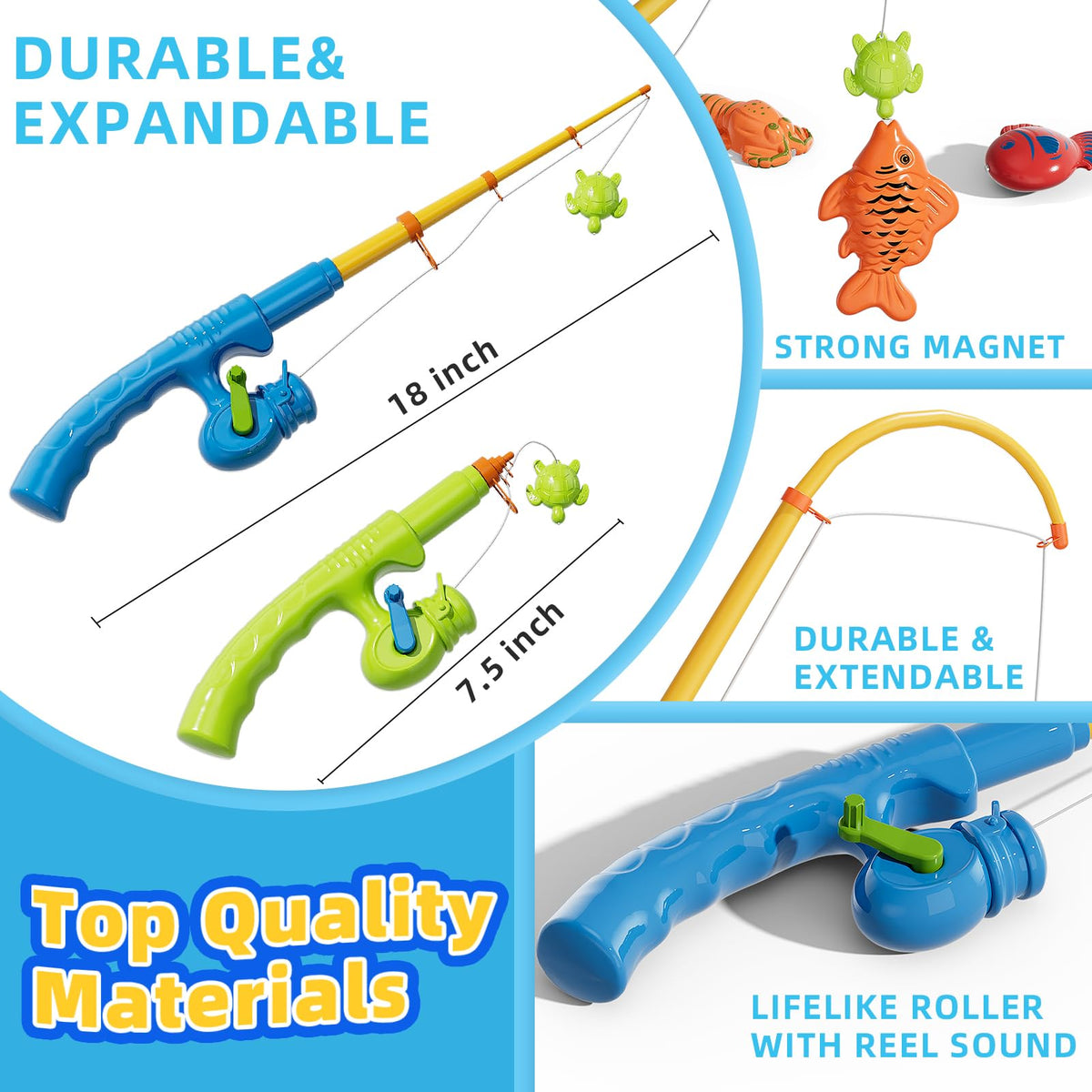 BLmukce poles and nets enable easy catches and social play