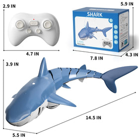 BLmukce shark with lights and spray for realistic pool battles