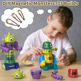 BLmukce storage box magnetic toy case keeps small parts organized
