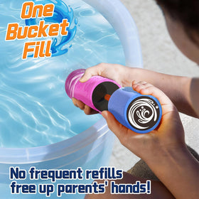 BLmukce water gun soft non-slip grip for comfortable extended play.